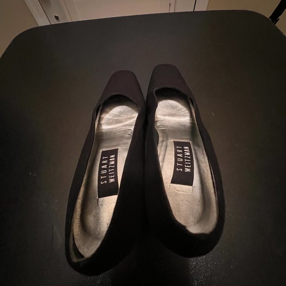 Stuart Weitzman size 7 1/2 AA black pumps - Picture 7 of 13
